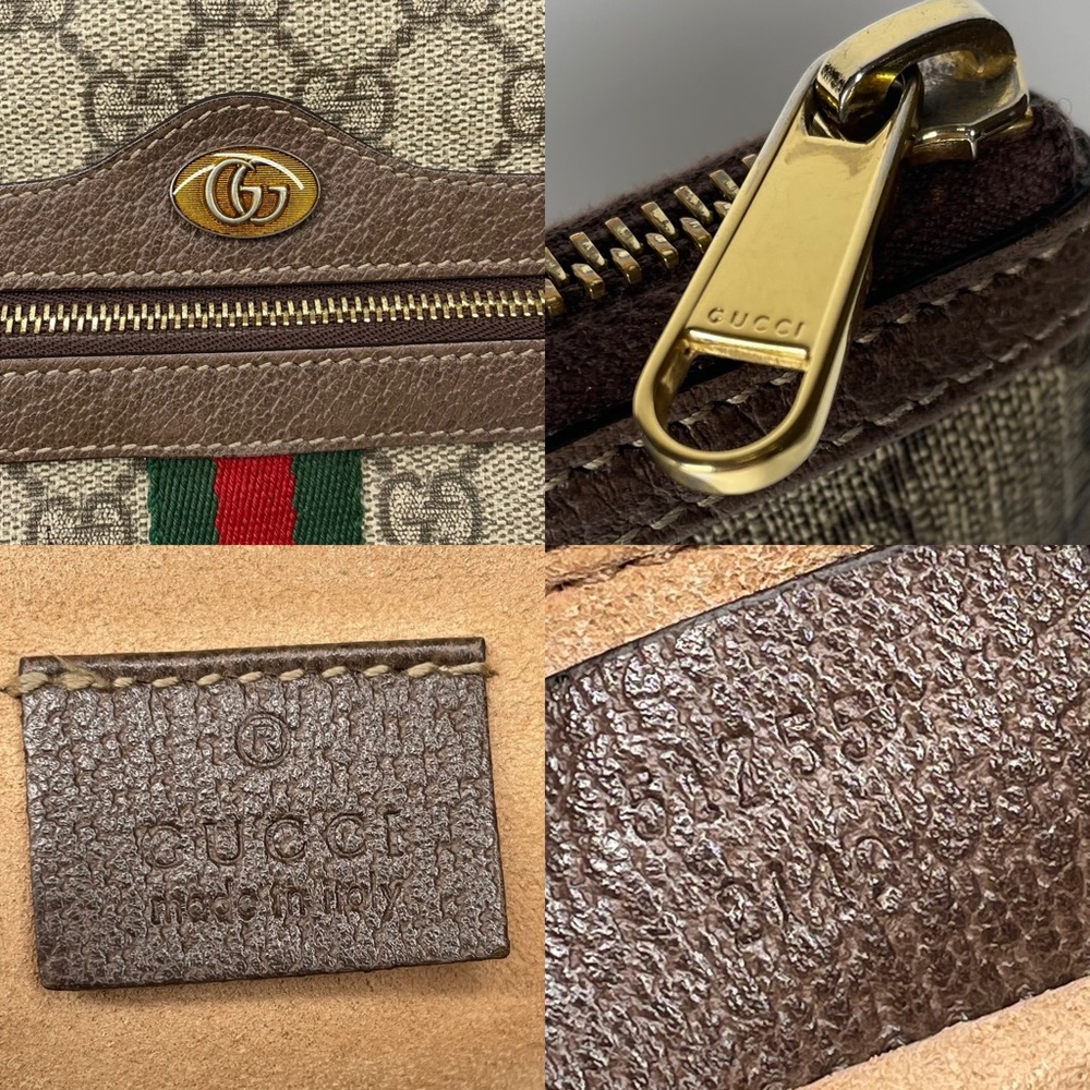 🔴SOLD🔴GUCCI GG Supreme Monogram Large Ophidia Pouch Clutch. - Picture 11 of 17